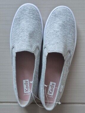 Keds Slip-On Sneakers in Heather Gray